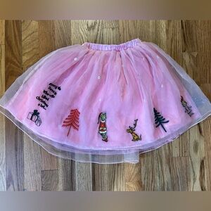 EUC The Grinch Hanna Andersson Skirt 4T